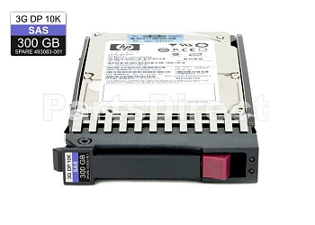 493083-001 HPE HDD SAS 300GB 3G 10K 2.5