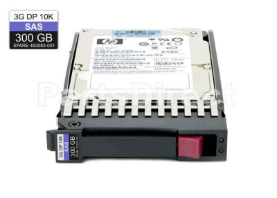 493083-001 HPE HDD SAS 300GB 3G 10K 2.5